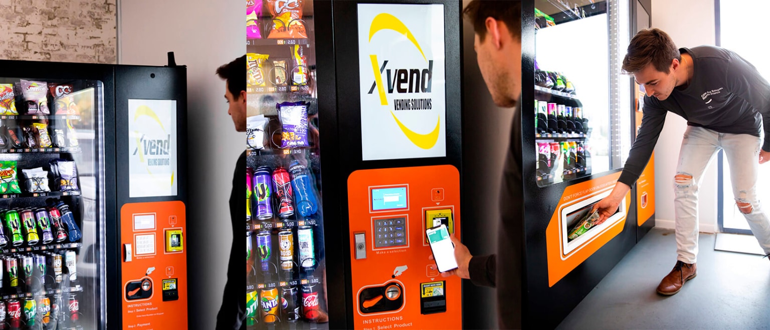 Xvend vending machines in use