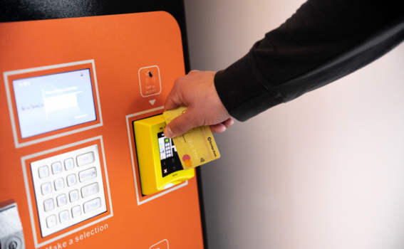 Xvend Machine Stocked And Customised For A Factory.