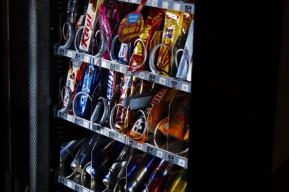 Snacks in vending machine